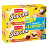 Brossard lot de 3 savane pocket x7 chocolat + 1 offert 840g