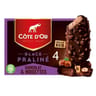 Côte d'or 4 bâtonnets praliné, chocolat noir & noisettes 260g