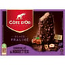 Côte d'or 4 bâtonnets praliné, chocolat noir & noisettes 260g