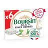 Boursin ail & fines herbes 6x16g