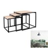 3 tables gigogne carrée