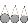 Set de 3 miroirs "poulie"