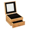 Boite bijoux miroir  bambou