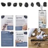 Coffret 8 pierres chaudes avec cartes