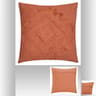 Coussin tuft inca  40x40cm terracotta