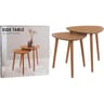 Set 2 tables gigogne naturel