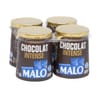 Malo lait pasteurisé emprésure sucré au chocolat intense 4x125g