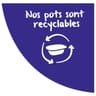 Nestle P'tit brasse bio mini pomme poire sans sucres ajoutes 6x50g