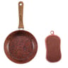 Poele stone pan granit 28 cm + éponge