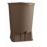 Recuperateur a eau 350 litres avec socle couvercle robinet kit taupe
