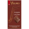 Villars tablette fusion pur lait et noir 100g