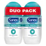 Sanex dermo déodorant bille protection totale 2x50ml