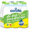 Candia le lait sans lactose écrémé bp 1 l x 6 lait écrémé stérélisé