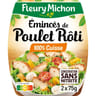 Fleury michon émincés de poulet rôti conservation sans nitrites 2x75g