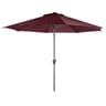 Parasol loompa 3m bordeaux