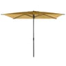 Parasol loompa 2x3 mètres coloris moutarde