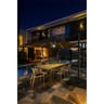 Parasol solaire à led 300x300 éclairage d'appoint 12 leds