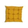 Assise matelas 9 capitons uni "colors cumin" 46x46x9 cm
