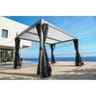 Tonnelle bioclimatique 4x3 lames blanches