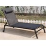 Bain de soleil acier toile ajouree coloris anthracite