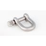 Manille inox   8 mm Lg 45 mm largeur 30 mm