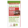Ethiquable chocolat noir sésame caramélisé bio 100g