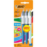 Bic stylo bille 4 couleurs médium & fashion x3 format spécial