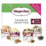 Haagen dazs 4 minicup favorite sélection 380ml 318g