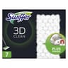 Swiffer balai attrape-poussière nettoyage 3d clean, recharges lingettes seches x7