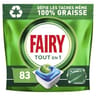 Fairy all-in-1 tablettes vaisselle original 83 doses
