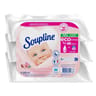 Soupline concentré assouplissant hypoallergénique 3x200ml