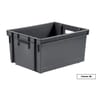 Eda bac 30 litres gris