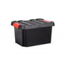 Eda bac "stock'r" avec couvercle gris 58l
