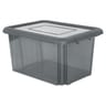 Funny box 55l avec couvercle gris acidule