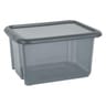 Funny box avec couvercle gris acidulé 30l