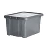 Funny box avec couvercle gris acidulé 18l
