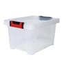 Eda clipstock boîte de rangement 15 l couvercle à charnière 38.3x28.8x22.9cm
