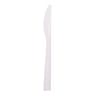 10 couteaux 18 cm blanc picnik incassable/réutilisable