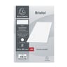Exacompta 50 fiches bristol non perforées 21x29.7 cm petits carreaux 205 grammes