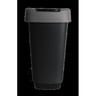 Poubelle twist noir/anthracite 50l