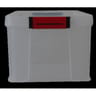 Sundis bac de rangement transparent avec couvercle clip & store 17l