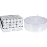 Bougies chauffe-plat pailletées x8