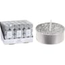 Bougies chauffe-plat pailletées x8