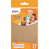 Avery 18 étiquettes ovales kraft 41x89 mm