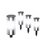 4 bornes solaires inoxia x4