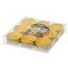 Chauffe-plats citronella paquet de 9 17/38mm jaune