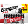 Energizer 12+4 piles gratuites max AA/LR06