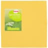 Cora serviettes x40 jaune passion 38x38cm toucher textile