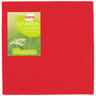 Cora serviettes X40 point à point rouge 38x38cm