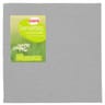 Cora serviettes X40 toucher textile gris 38x38cm2